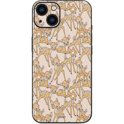 Disney Bambi Character Pattern iPhone 14 Plus Skin